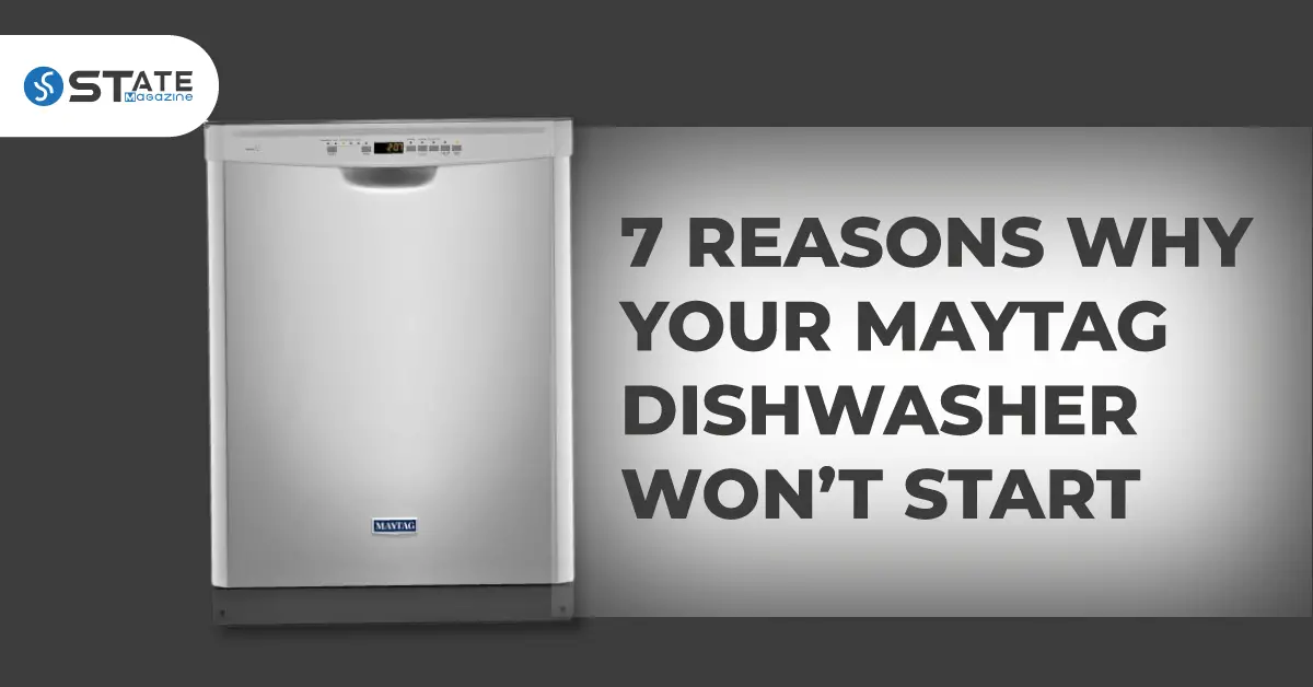 maytag dishwasher won't start