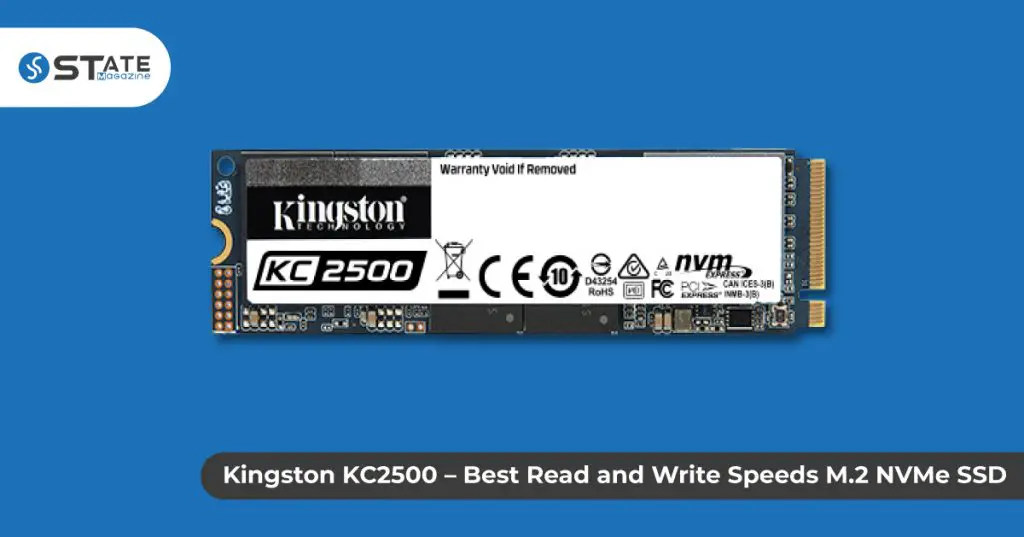 Kingston KC2500 – Best Read and Write Speeds M.2 NVMe SSD