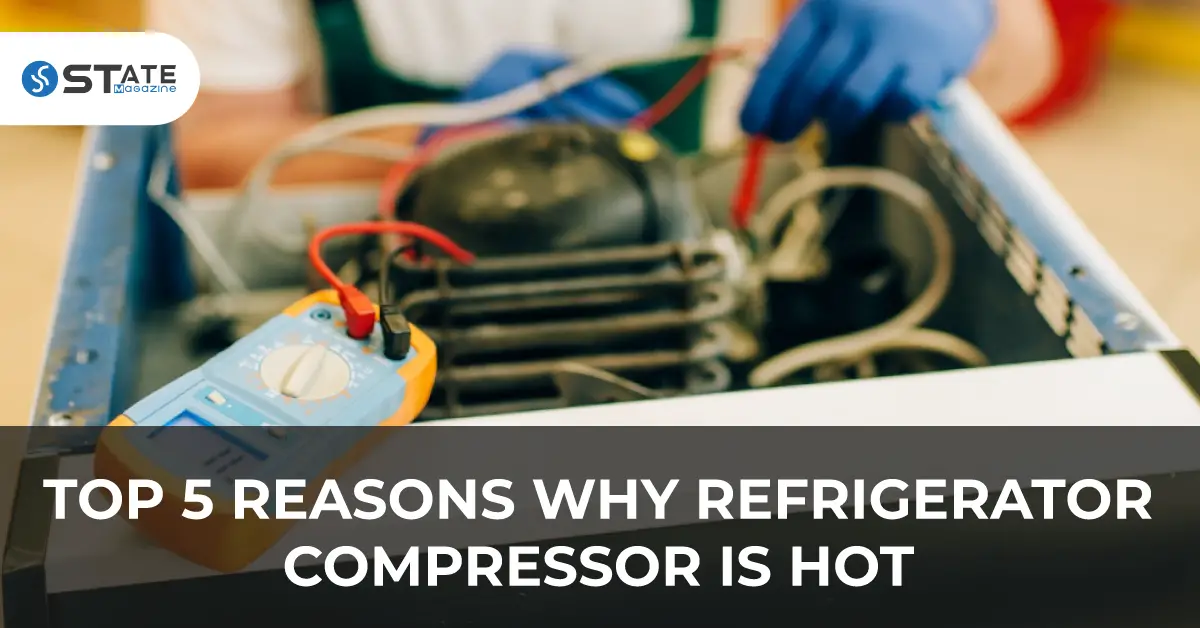 fridge compressor hot