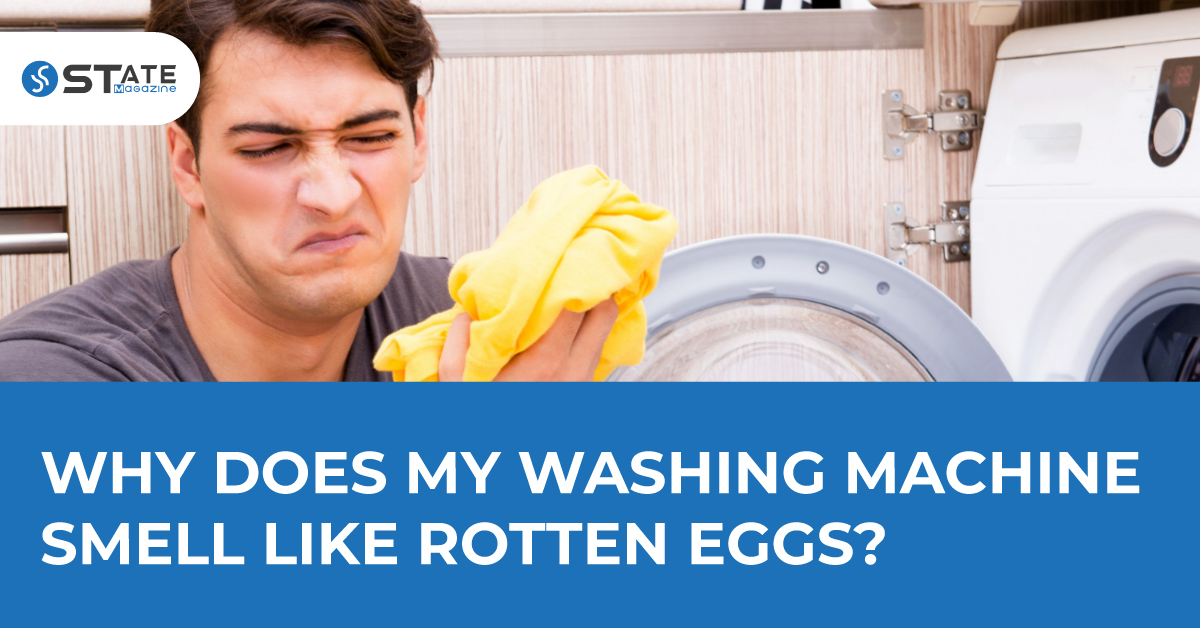 washing machine smells like rotten eggs